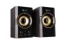 C-Tech SPK-11, 2.0, Wood, Black-Gold, Jack/USB